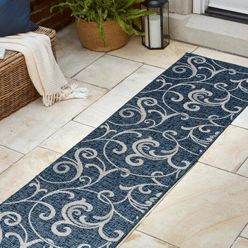 Maribel Traditional Classic All-Over Scroll Area Rug